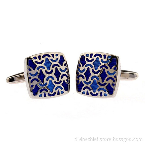 Fashion Custom Engrave Cufflinks High Quality Cubic Cufflinks